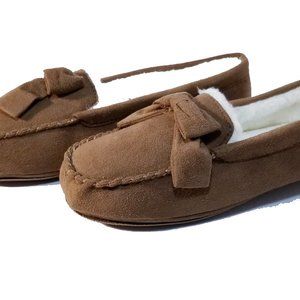 Unisex FauxFur Moccasin Slipper - XL